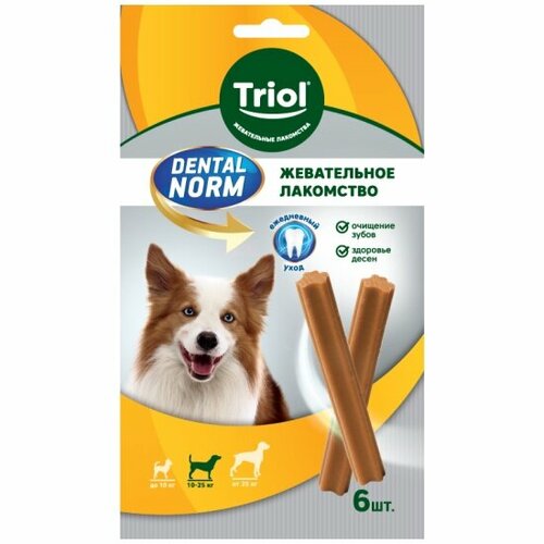 Лакомство для собак Triol DENTAL NORM для собак средних пород 