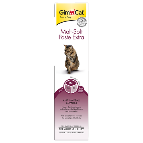 Кормовая добавка GimCat Malt-Soft Paste Extra  200 г 200 мл фотография