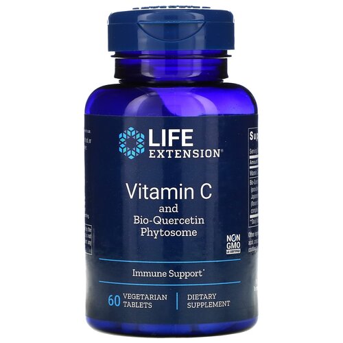 Таблетки Life Extension Vitamin С and Bio-Quercetin Phytosome, 140 г, 60 шт. фотография