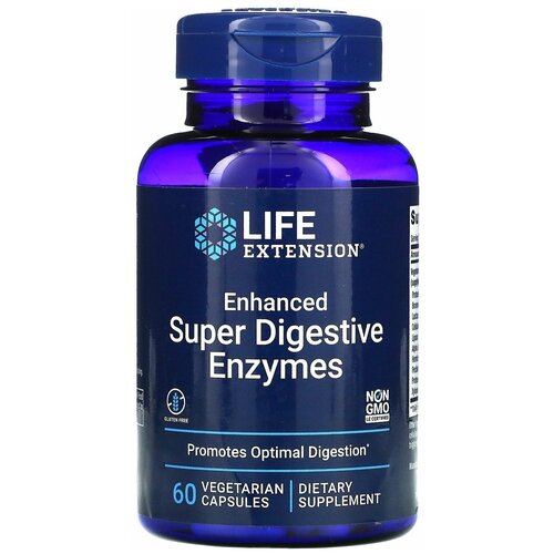 Капсулы Life Extension Enhanced Super Digestive Enzymes, 90 г, 60 шт. фотография