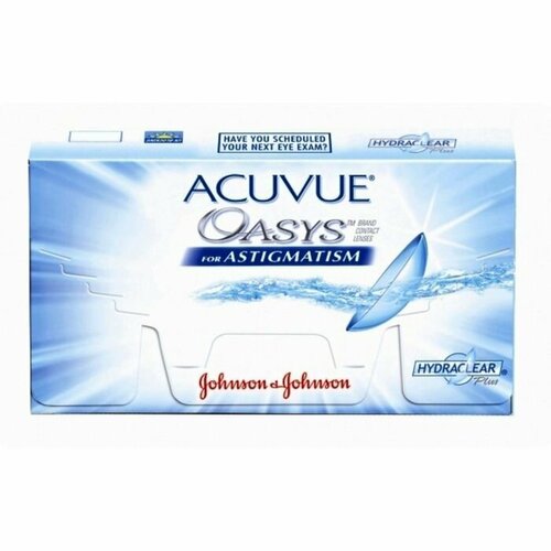 Контактные линзы ACUVUE OASYS For Astigmatism with Hydraclear Plus, 6 шт., R 8,6, D -6,5, CYL: -2,25, AХ: 110 фотография