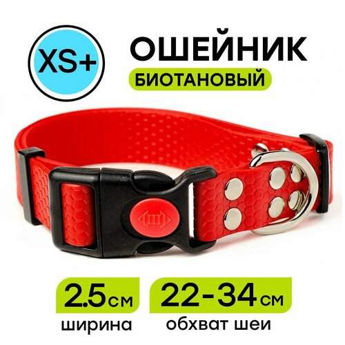 Ошейник из биотана 22-34 см (XS+), 25 мм, Woofy 