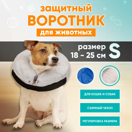 Защитный ветеринарный воротник для собак и кошек Mr Dog, S фотография