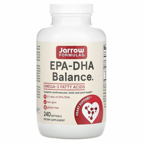 Капсулы Jarrow Formulas EPA-DHA Balance, 460 г, 460 мл, 240 шт. фотография