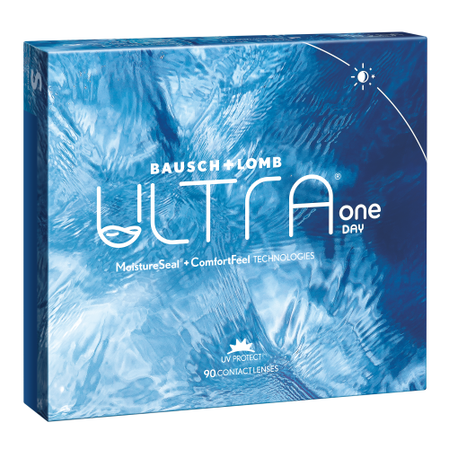 Контактные линзы Bausch & Lomb Ultra One Day, 90 шт., R 8,6, D -3,5, 1 уп. фотография