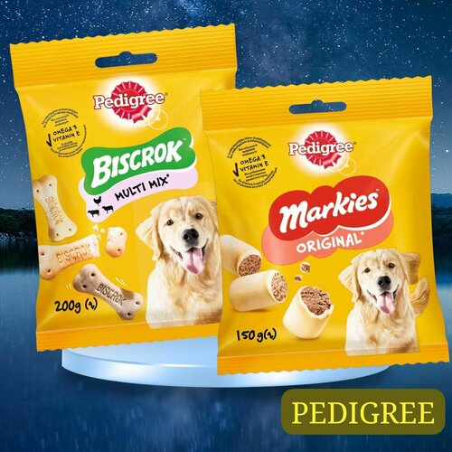 Лакомство для собак, Pedigree Markies150гр и Biscrok200гр фотография