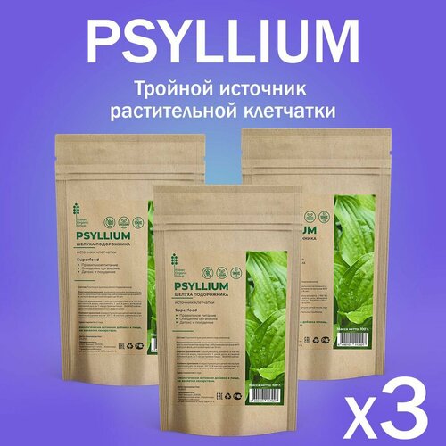 PSYLLIUM superfood пищевая добавка шелуха подорожника в порошке Псиллиум очищение организма фотография