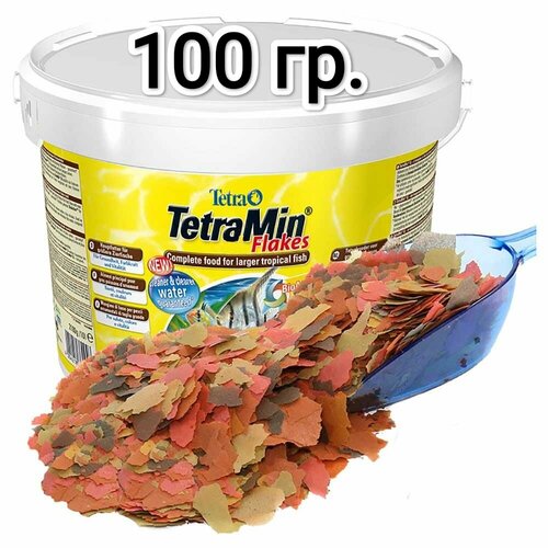 Сухой корм для рыб Tetra Min Flakes, 100гр. фотография