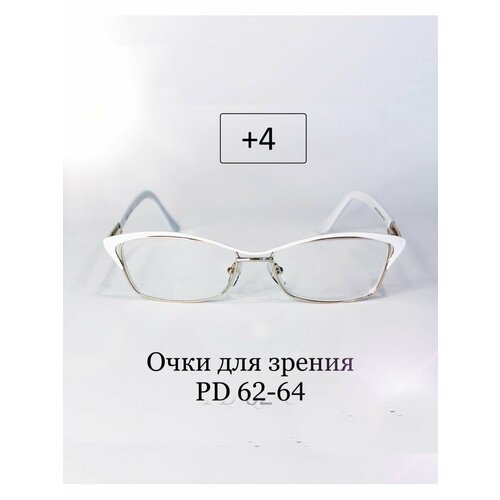 Очки для зрения женские с диоптриями (корригирующие)+4 фотография