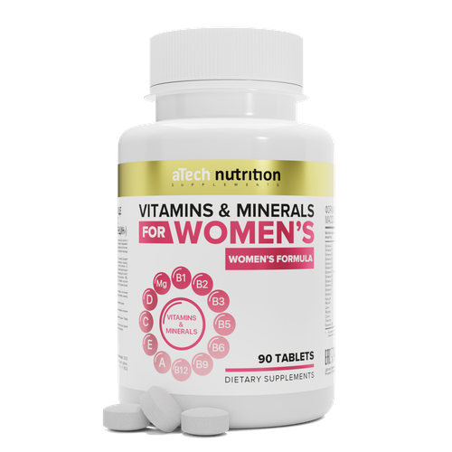 Витамины для женщин aTech nutrition Women's formula 550 мг 90 таблеток фотография