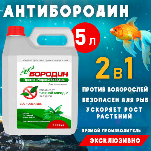 АнтиБородин - Средство против водорослей в аквариуме Easy Aqua 5 литров фотография