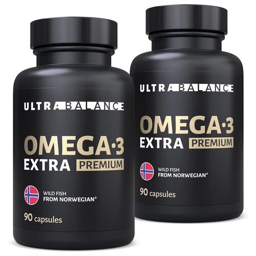 Omega-3 Extra Premium капс., 200 г, 90 шт., 2 уп. фотография