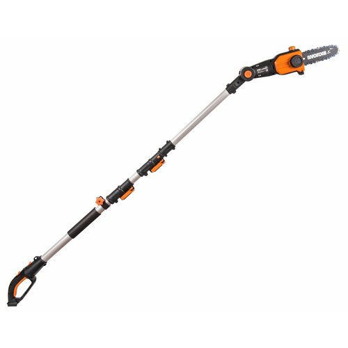 Цепная пила Аккумуляторная телескопическая WORX WG349E.9, 20В, 20 см, без АКБ и ЗУ фотография