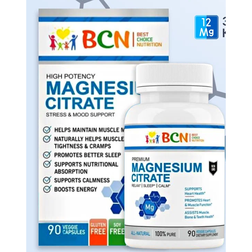 Магний цитрат BCN Magnesium Citrate 400 мг, 90 шт. фотография