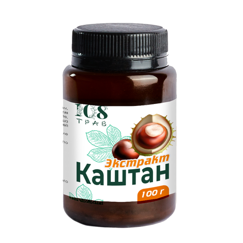 Детокс конский каштан - экстракт от отеков, венотоник, от давления / 108 трав, 100 мл. фотография