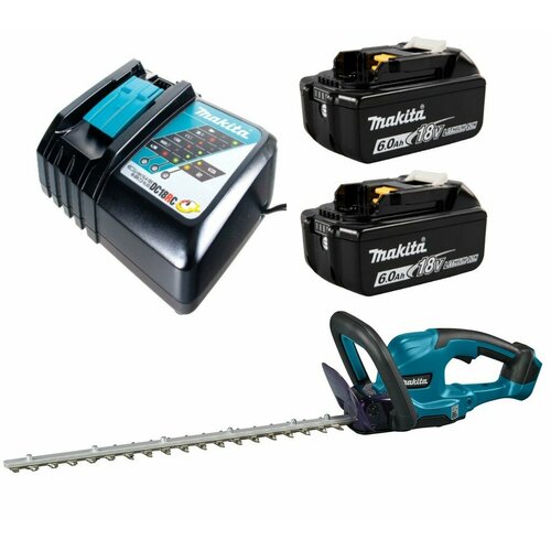 Аккумуляторный кусторез Makita DUH507RGE (18V, 2 x 6 Ач, з/у DC18RC) фотография