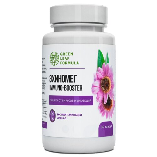 Green Leaf Formula Эхиномег Immuno-booster капс., 0.79 г, 30 шт. фотография