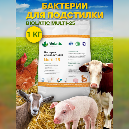 Биолатик (Biolatic) Мульти-25 (1 кг), бактерии для подстилки фотография