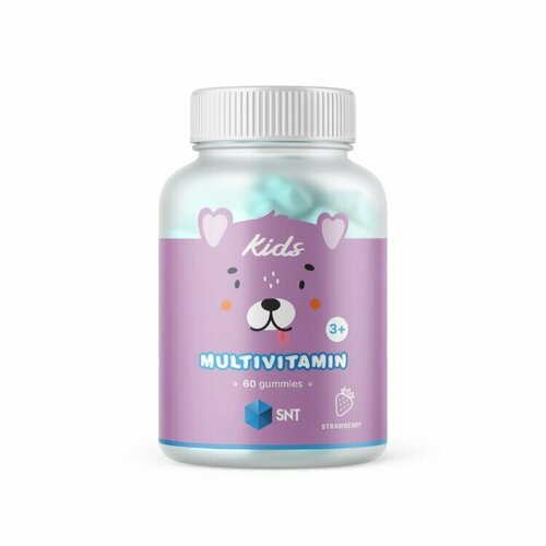 SNT Kids Multivitamin 60 strawberry gummies фотография