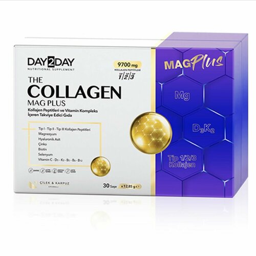 Day 2 Day Collagen Mag Plus, Коллаген + Магний. 30 саше. ORZAX. Турция фотография