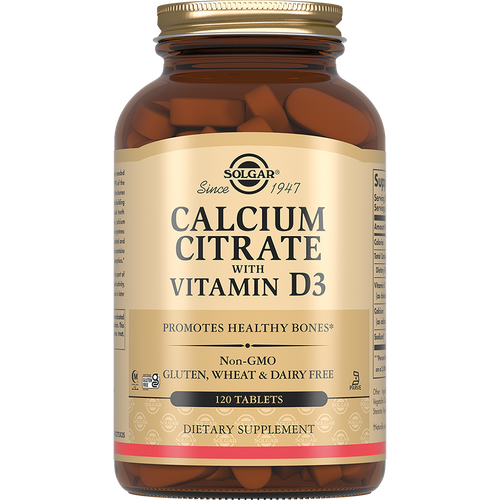 Solgar Calcium Citrate with Vitamin D3 таблетки 120 шт фотография