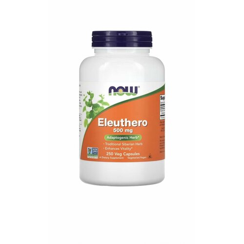 Корень Элеутерококка NOW Eleuthero 500 mg 250 капсул фотография