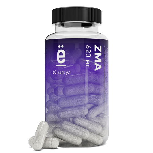 Комплекс ZMA (Mg+Zn+B6), Ёбатон, 60 капсул фотография