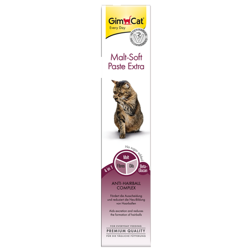 Кормовая добавка GimCat Malt-Soft Paste Extra  50 г 50 мл фотография