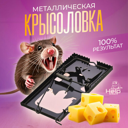 Крысоловка Help 80268 черный.. 1 шт. фотография