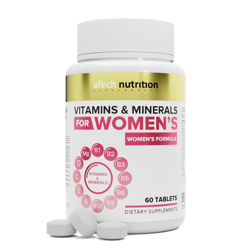 Витамины для женщин aTech nutrition Women's formula 550 мг 60 таблеток фотография