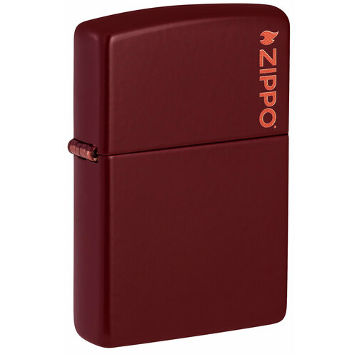 Зажигалка ZIPPO Classic с покрытием Merlot, латунь/сталь, бордовая, глянцевая, 38x13x57 мм фотография