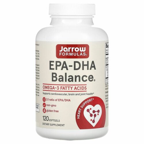 Капсулы Jarrow Formulas EPA-DHA Balance, 212 г, 120 шт. фотография