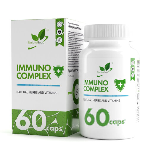 фотография Капсулы NaturalSupp Immuno Complex, 60 шт., купить за 698 р