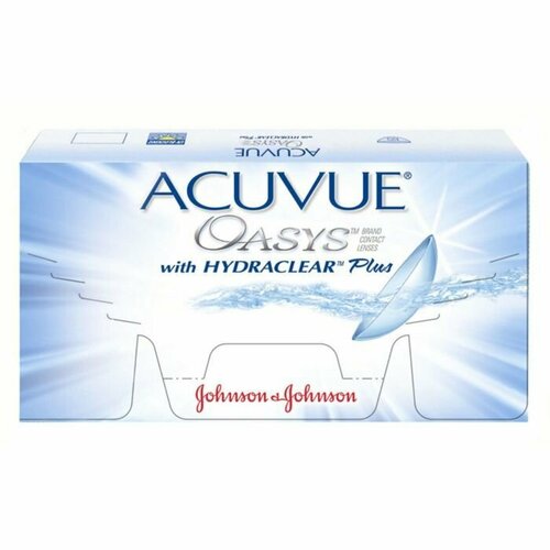 Контактные линзы ACUVUE OASYS with HYDRACLEAR PLUS.., 12 шт., R 8,8, D +7, 1 уп. фотография