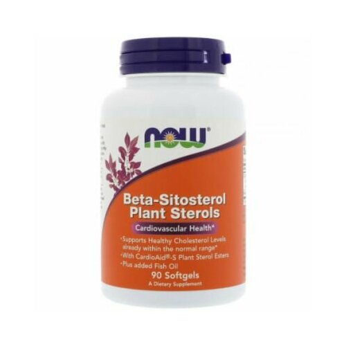 NOW Beta-Sitosterol Plant Sterols (90 гел. капс) фотография