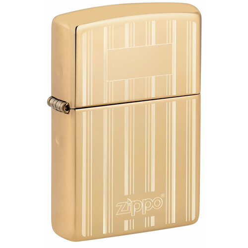 Зажигалка ZIPPO Classic с покрытием High Polish Brass, латунь/сталь, золотистая, 38x13x57 мм фотография