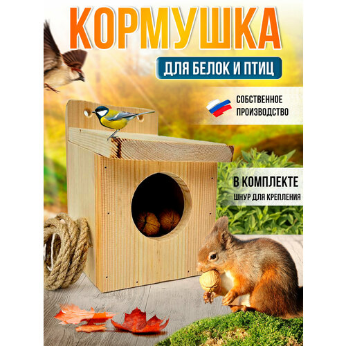 Кормушка для белок и птиц 