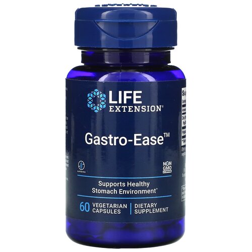 Капсулы Life Extension Gastro-Ease, 50 г, 60 шт. фотография