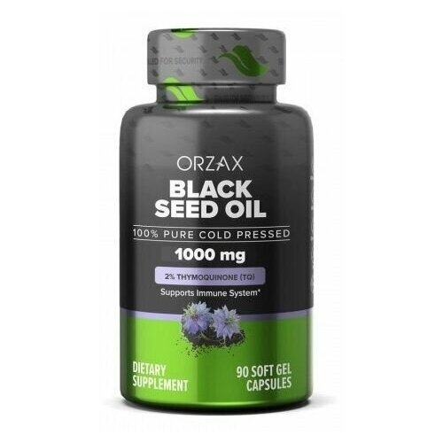 Orzax Black Seed Oil / Орзакс Масло черного тмина 1000 мг фотография