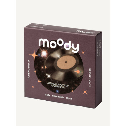 Контактные линзы Moody Cosmo Disco, 10 шт., R 8,5, D 0, Gravity Vinyl, 1 уп. фотография