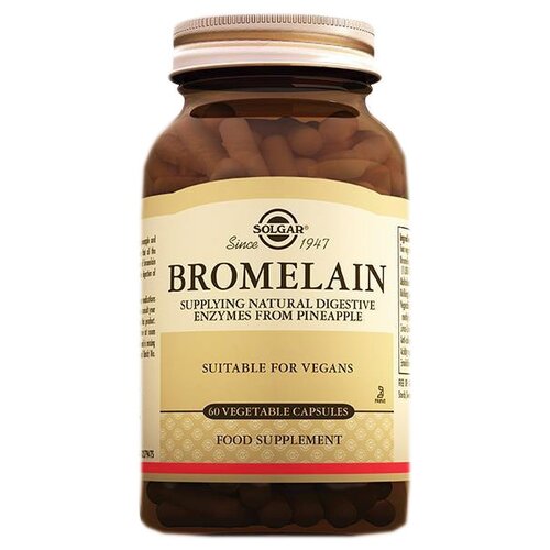 Solgar Bromelain капс., 100 г, 60 шт. фотография