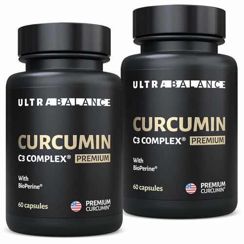 Curcumin C3 Complex Premium капс., 300 г, 60 шт., 2 уп. фотография