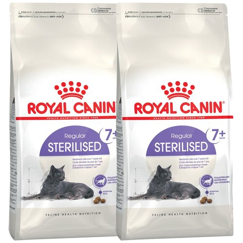 Сухой корм для стерилизованных пожилых кошек Royal Canin старше 7 лет 2 шт. х 3500 г фотография