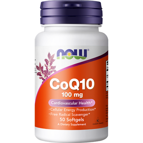 NOW Foods CoQ10 100 mg 50 капсул фотография