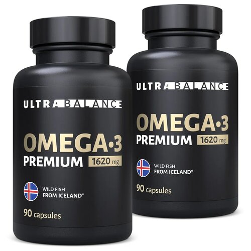 Омега 3 рыбий жир UltraBalance Omega-3 витамины для женщин и мужчин капсулы 1620 мг 180 шт фотография