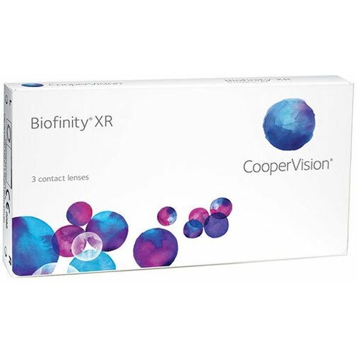 Контактные линзы CooperVision Biofinity XR, 3 шт., R 8,6, D -16,5, прозрачный, 1 уп. фотография