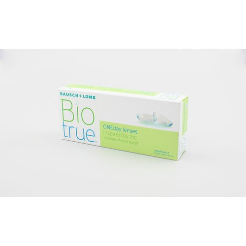 Контактные линзы Bausch & Lomb Biotrue ONEday, 30 шт., R 8,6, D -0,5, 1 уп. фотография