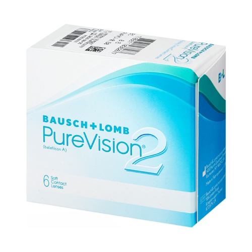 Контактные линзы Bausch & Lomb PureVision 2 HD., 6 шт., R 8,6, D +5 фотография