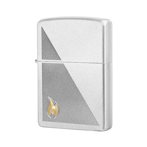 Zippo Classic зажигалка бензиновая Satin Chrome 56.7 г фотография