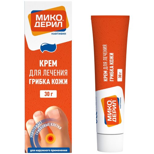 Микодерил крем д/нар. прим., 1%, 30 г фотография